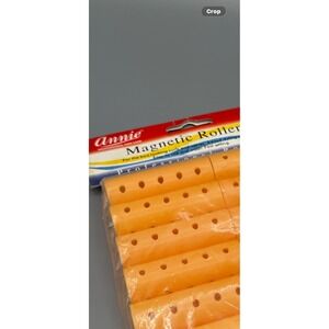 Annie Professional Magnetic Rollers 12 Pack Orange Hair Styling Curls #1352 NEW